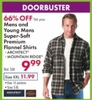 66% off Mens and Young Mens. Super-Soft Premium Flannel Shirts