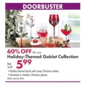 60% Off Holiday-Themed Goblet Collection