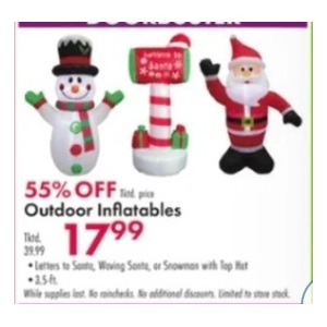 55% off Outdoor Inflatables