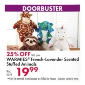 Warmies French-Lavender Scented Stuffed Animals