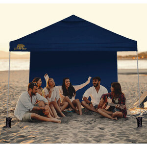 Golden Bear Newport 10'x10' Straight-Leg Canopy with Wall