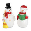 20th Anniversary Snowman Salt and Pepper Shakers, Set of 2