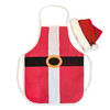 Big Santa Adult-Sized Hat and Apron, Set of 2