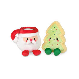 Better Together Santa Milk and Cookie Magnetic Plush, Set of 2