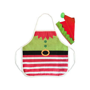 Little Elf Child-Sized Hat and Apron, Set of 2
