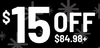 $15 off Coupon $84.98+ Order