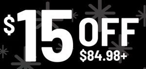 $15 off Coupon $84.98+ Order