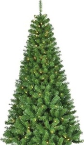 7.5-ft Pre-Lit Artificial Christmas Tree