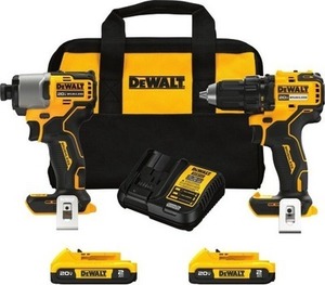 DEWALT 20V MAX 2-Tool Brushless Power Tool Combo Kit with Soft Case