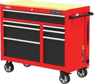 CRAFTSMAN  41-in 7-Drawer Steel Rolling Workstation