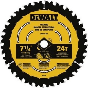 DEWALT 7-1/4-in 24T Framing Circular Saw Blade