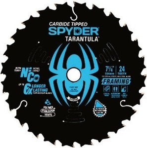 Spyder 7-1/4-in 24T Framing/Construction Circular Saw Blade