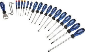 Kobalt 18-Piece Plastic Handle Magnetic Assorted Screwdriver Set