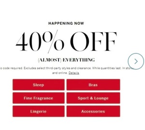 40% off Everything