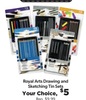 Royal Arts Drawing and Sketching Tin Sets