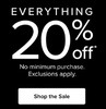 20% off Everything