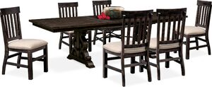 Charthouse Rectangular Dining Table and 6 Dining Chairs