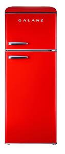 Galanz 7.6 cu.ft. Hot Rod Red Retro Top-Freezer Refrigerator