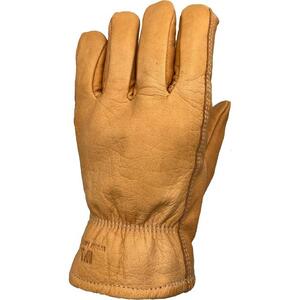 Wells Lamont Men's Grain Leather Buffalo Lined Glove