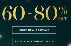 60-80% Off Black Friday Deals