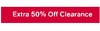 Extra 50% Off Clearance