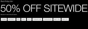 50% off Sitewide