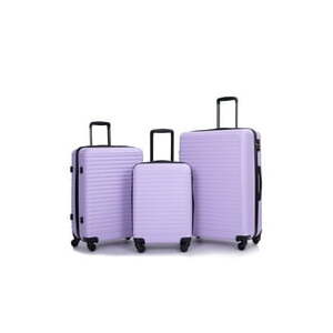 Travelhouse 3 Piece Hardside Luggage Set w/TSA Lock Spinner Wheels