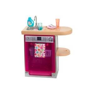 Barbie World Toy Dishwasher Set
