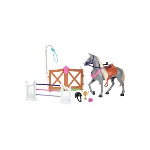 Barbie World Horse Stable Playset 7-Piece Set