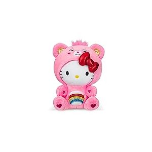 Care Bears Hello Kitty Dressed As Cheer Bear 8-inch Fun-Size Plush Soft