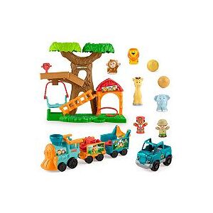 Little People Fisher-Price Wildlife Train & Trek Toddler Gift Set with Animals & Figures
