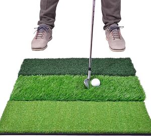 GoSports Tri-Turf XL Golf Practice Hitting Mat