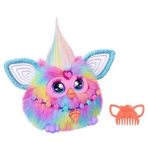 Furby Tie-Dye Interactive Animal Figure, 9-inch Requires 4 AA Batteries