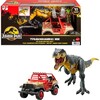 Jurassic World Tyrannosaurus Rex Off-Road Tracker Pack: Action Figure Playset 11 Pieces