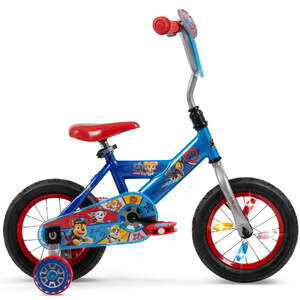 Huffy Paw Patrol Kids Bike, 12" Wheels, Ages 3+, Training Wheels