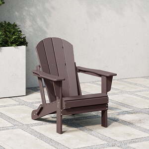 Westintrends Outdoor Folding HDPE Adirondack Chair
