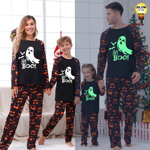 DAKIMOE Halloween Pajamas Family Matching Glow