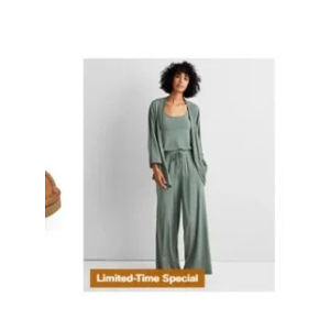 State of Day Womens 3-Piece Fluid Knit