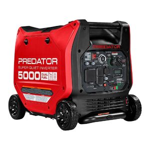 PREDATOR 5000 Watt Dual-Fuel SUPER QUIET Inverter Generator
