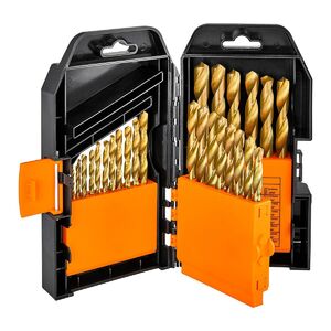 WARRIOR Titanium Drill Bit Set, 29 Piece