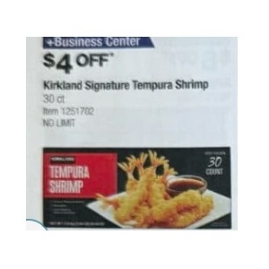 Kirkland Signature Tempura Shrimp