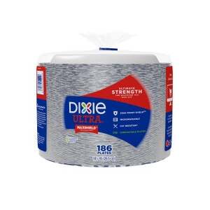$4 Off Dixie Ultra 10-1/16-inch Paper Plate, 186-count