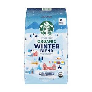 $6 off Starbucks Organic Winter Blend Whole Bean Coffee, Medium, 2.5 lbs
