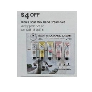 Dionis Goat Milk Hand Cream Set