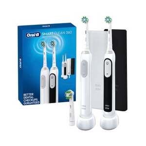 2-pack Oral-B Smart Clean 360 Rechargeable Electric Toothbrush