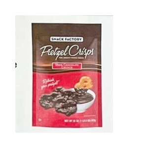 $3 Off Snack Factory Dark Chocolate Crunch Pretzel Crisps 22 OZ