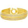 14kt Two-Tone Yellow Gold Infinity Bracelet