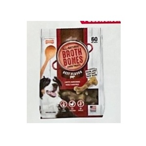 $7 off Nylabone Beef Flavor Broth Bones for Dogs 60ct