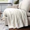 Life Comfort Textured Faux Fur Throw