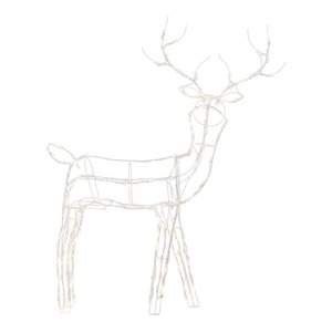Home Accents Holiday 4 ft. LED Wire Reindeer Holiday Yard Decoration